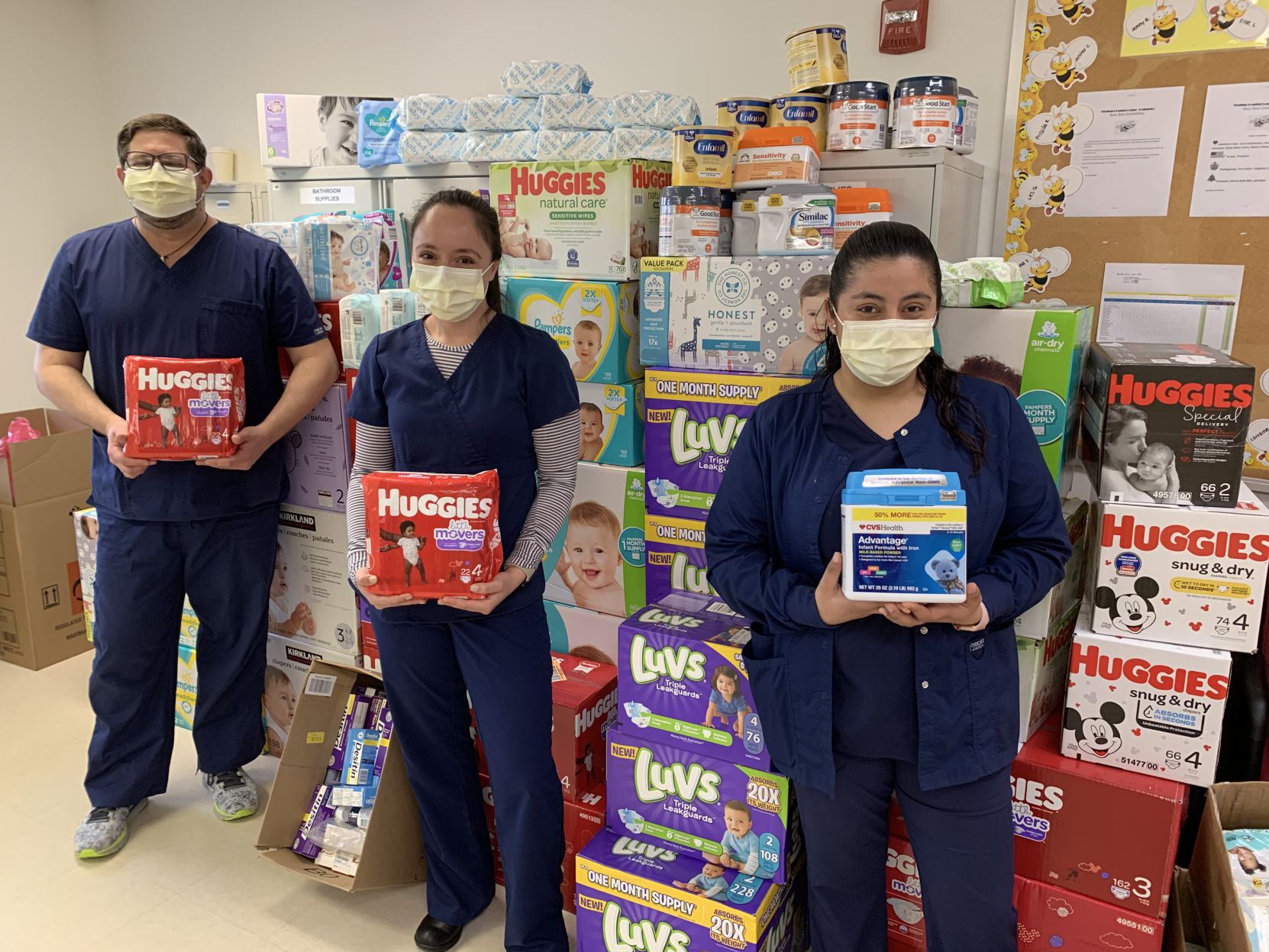 donated diapers
